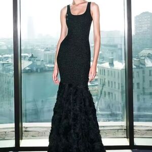 Elegant Black Evening Gown
